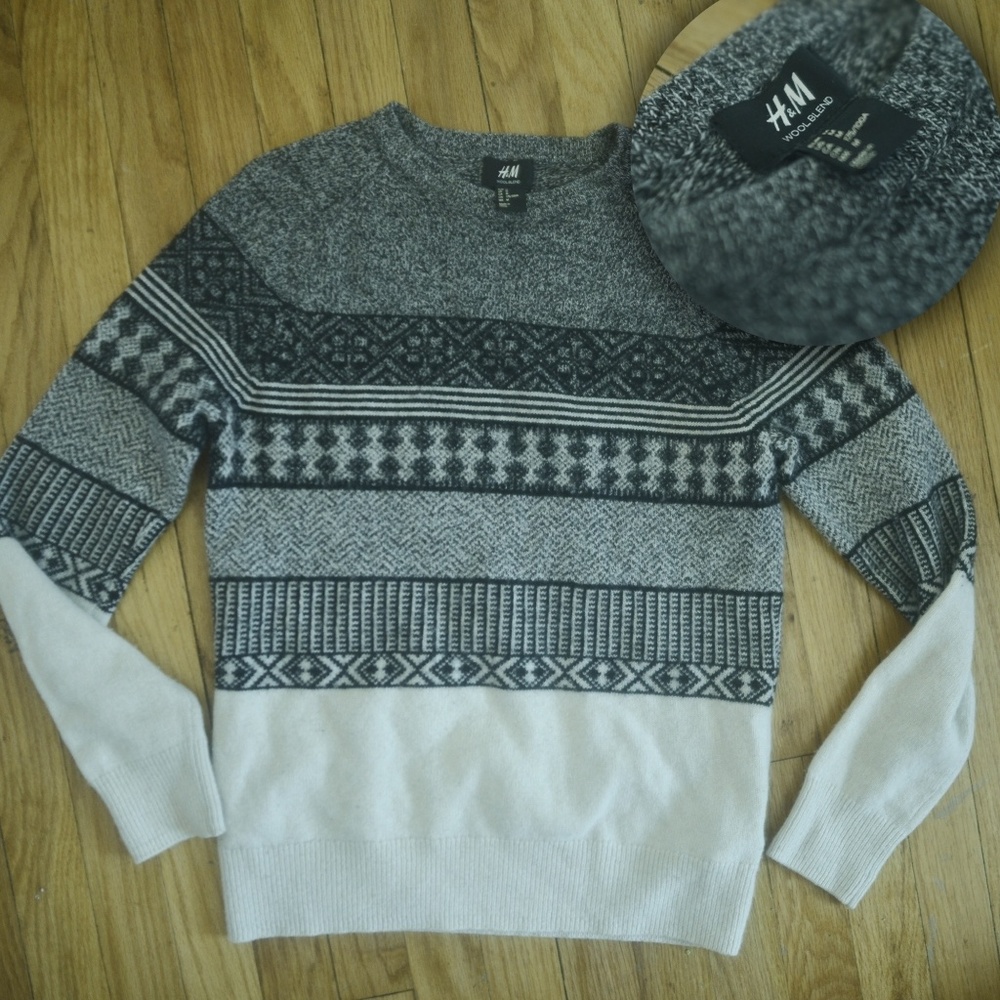 H&M Wool Blend Men Sweater